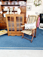 Load image into Gallery viewer, Antique Oak Glazed Bookcase