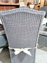 Load image into Gallery viewer, Pedestal Dining Table & Six Rattan Dining Chairs