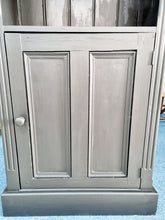 Load image into Gallery viewer, Black Painted Bookcase Cupboard - Charlotte Rose Interiors