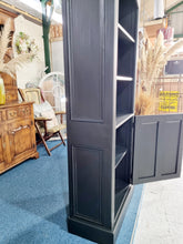 Load image into Gallery viewer, Black Painted Bookcase Cupboard - Charlotte Rose Interiors