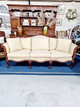 Load image into Gallery viewer, Mahogany Show Frame Three Seater Sofa