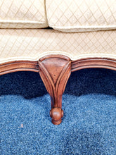 Load image into Gallery viewer, Mahogany Show Frame Three Seater Sofa