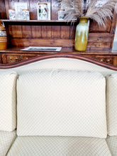 Load image into Gallery viewer, Mahogany Show Frame Three Seater Sofa