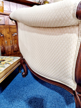 Load image into Gallery viewer, Mahogany Show Frame Three Seater Sofa