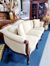 Load image into Gallery viewer, Mahogany Show Frame Three Seater Sofa
