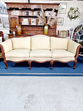 Load image into Gallery viewer, Mahogany Show Frame Three Seater Sofa