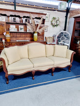 Load image into Gallery viewer, Mahogany Show Frame Three Seater Sofa