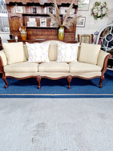 Load image into Gallery viewer, Mahogany Show Frame Three Seater Sofa