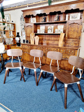 Load image into Gallery viewer, Set Of Four Vintage Dining Chairs