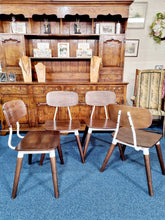 Load image into Gallery viewer, Set Of Four Vintage Dining Chairs