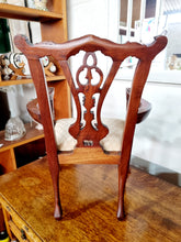 Load image into Gallery viewer, Mahogany Miniature Chair In The Chippendale Style