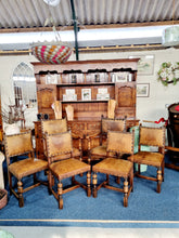 Load image into Gallery viewer, Set of Six Victorian Carolean Style Dining Chairs