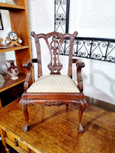 Load image into Gallery viewer, Mahogany Miniature Chair In The Chippendale Style