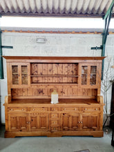Load image into Gallery viewer, Large Farmhouse Pine Dresser