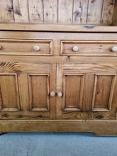 Load image into Gallery viewer, Large Farmhouse Pine Dresser