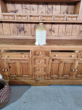 Load image into Gallery viewer, Large Farmhouse Pine Dresser