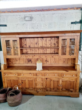 Load image into Gallery viewer, Large Farmhouse Pine Dresser
