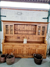 Load image into Gallery viewer, Large Farmhouse Pine Dresser
