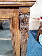 Load image into Gallery viewer, Victorian Glazed Oak Bookcase