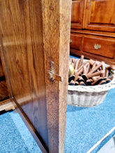 Load image into Gallery viewer, Solid Oak Two Door Cupboard In The Manner Of Titchmarsh & Goodwin