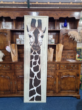 Load image into Gallery viewer, Original art work of a Giraffe by a circus sign writer