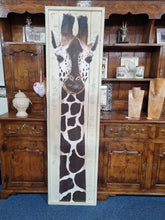 Load image into Gallery viewer, Original art work of a Giraffe by a circus sign writer
