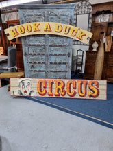Load image into Gallery viewer, Circus Banner Original Artwork By a Circus Sign Writer