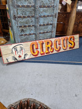 Load image into Gallery viewer, Circus Banner Original Artwork By a Circus Sign Writer
