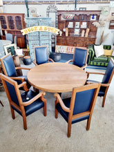 Load image into Gallery viewer, Solid Oak Table &amp; Six Dining Chairs
