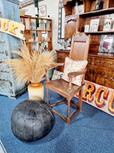 Load image into Gallery viewer, Solid Oak High Back Chair