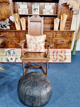 Load image into Gallery viewer, Solid Oak High Back Chair