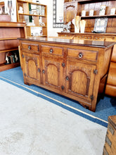 Load image into Gallery viewer, Solid Carved Oak Sideboard