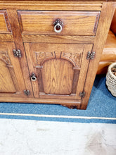 Load image into Gallery viewer, Solid Carved Oak Sideboard