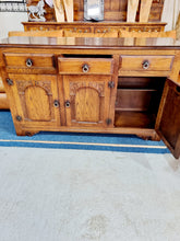 Load image into Gallery viewer, Solid Carved Oak Sideboard