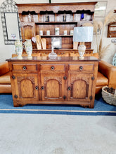 Load image into Gallery viewer, Solid Carved Oak Sideboard