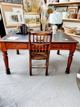 Load image into Gallery viewer, Victorian Mahogany Library Table