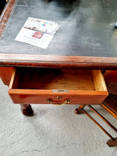 Load image into Gallery viewer, Victorian Mahogany Library Table