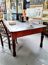 Load image into Gallery viewer, Victorian Mahogany Library Table