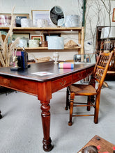 Load image into Gallery viewer, Victorian Mahogany Library Table