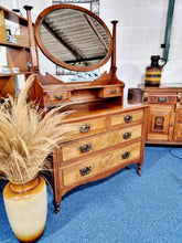 Load image into Gallery viewer, Victorian Walnut & Burr Walnut Dressing Table
