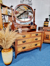 Load image into Gallery viewer, Victorian Walnut & Burr Walnut Dressing Table