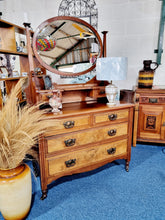 Load image into Gallery viewer, Victorian Walnut & Burr Walnut Dressing Table