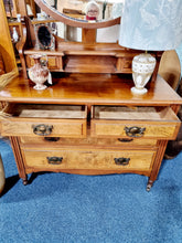 Load image into Gallery viewer, Victorian Walnut & Burr Walnut Dressing Table