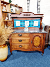 Load image into Gallery viewer, Victorian Walnut & Burr Walnut Wash Stand