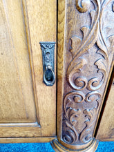 Load image into Gallery viewer, Victorian Oak Mirror Back Sideboard