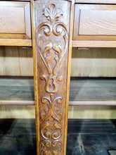 Load image into Gallery viewer, Victorian Oak Mirror Back Sideboard