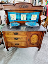 Load image into Gallery viewer, Victorian Walnut & Burr Walnut Wash Stand