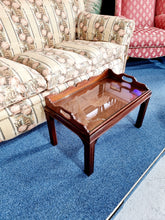 Load image into Gallery viewer, Chippendale Style Tray Top Occasional Table