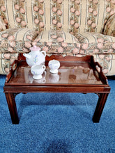Load image into Gallery viewer, Chippendale Style Tray Top Occasional Table
