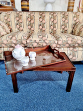 Load image into Gallery viewer, Chippendale Style Tray Top Occasional Table